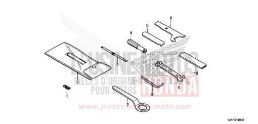 OUTILS CBR1000RAH de 2017